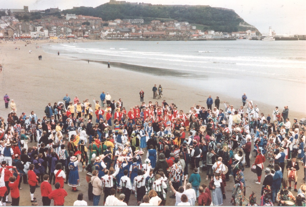 Group on beach