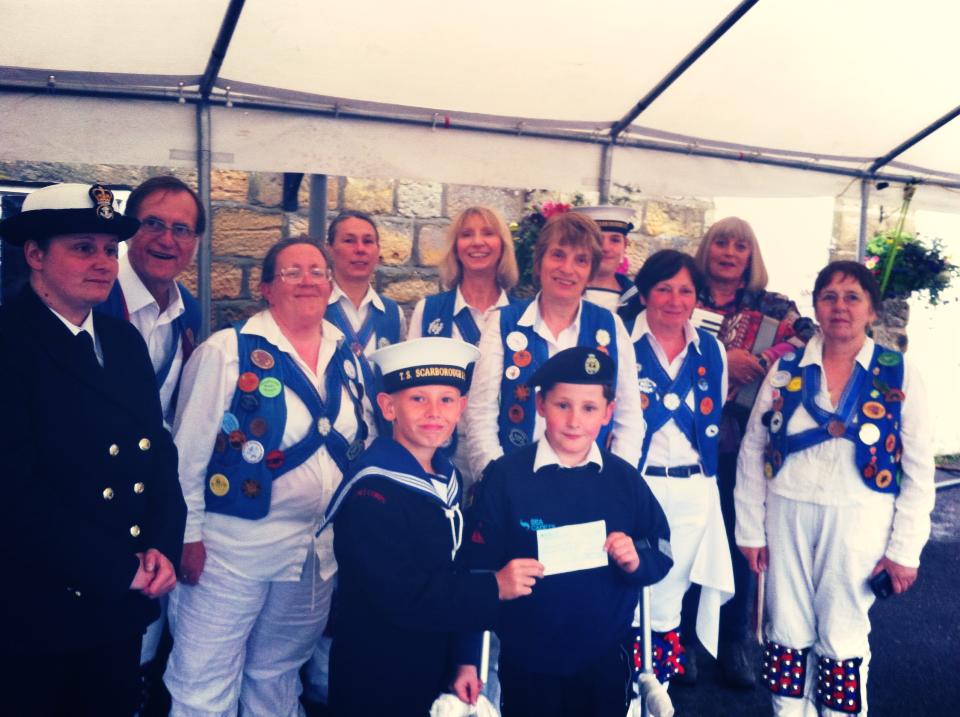 With Scarborough Sea Cadets 200 donation.jpg